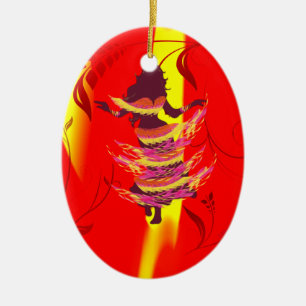 Tänzer *Rayjii* Keramikornament