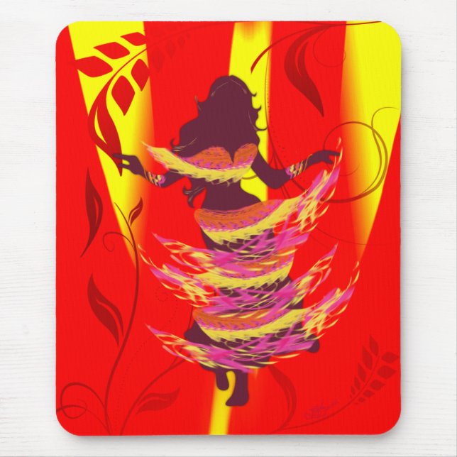 Tänzer *Rayjii* Mousepad (Vorne)