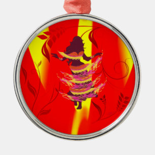 Tänzer *Rayjii* Ornament Aus Metall