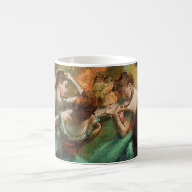 Tänzer, Rosa und Grün von Degas, Art Kaffeetasse (Mittel)