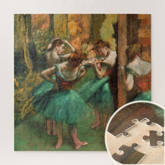 Tänzer, Rosa und Grün von Degas, Art Puzzle (Von Creator hochgeladen)