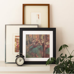 Tänzer, Rosa und Grün von Edgar Degas Poster