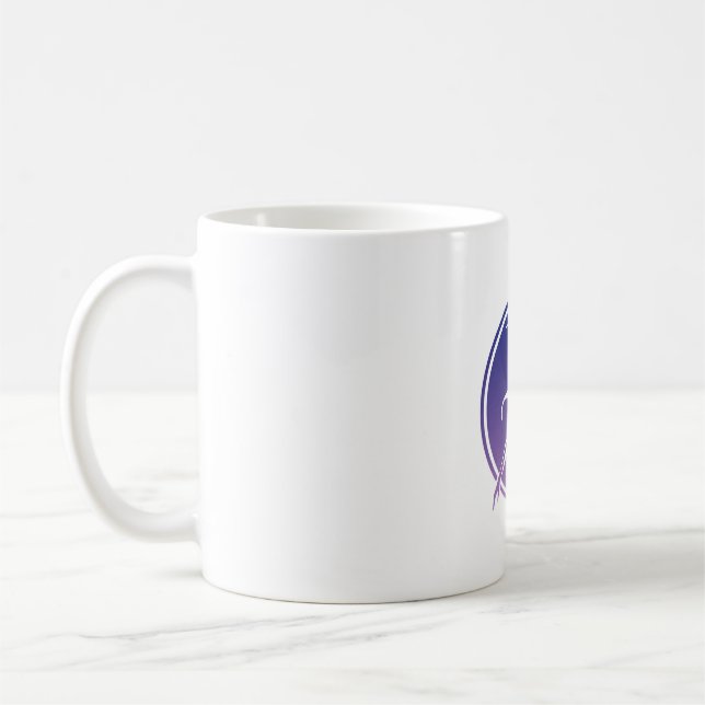 Tänzer Silhouette Gradient Medaillon Tasse (Links)