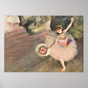 Tänzer / Star des Balletts - Degas Malerei Poster