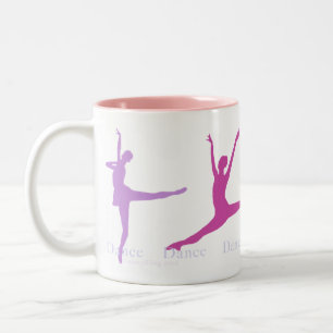 Tänzer-Tasse Zweifarbige Tasse