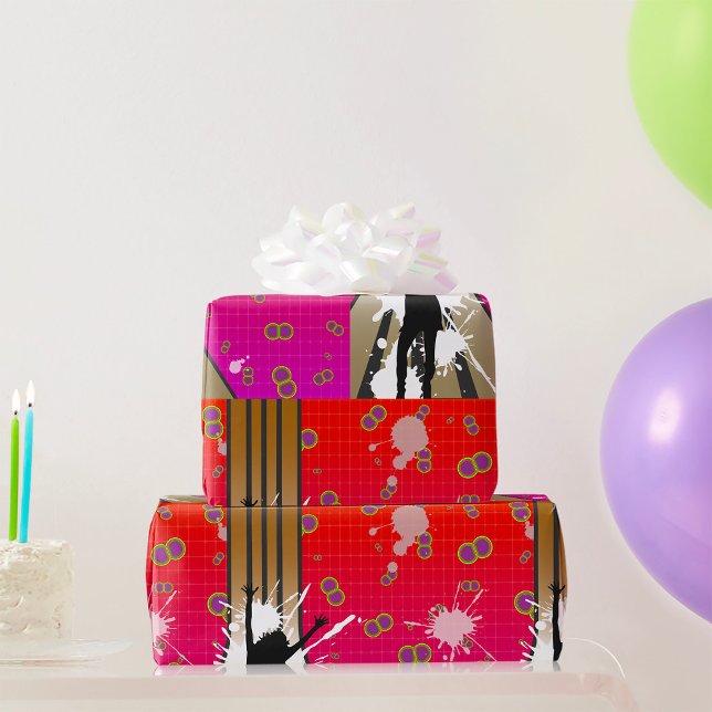 Tänzer und Gitarre Geschenkpapier (Von Creator hochgeladen)