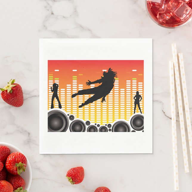 Tänzer und Lautsprecher Serviette (Von Creator hochgeladen)