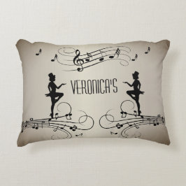 Tänzer und Musik-persönlicher Name Dekokissen