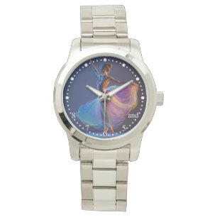 Tänzer Zeit...und 5 6 7 8 Armbanduhr