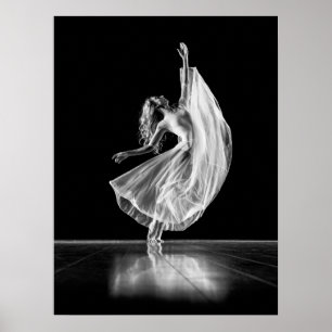 Tänzerin Ballett Tanz Art Poster