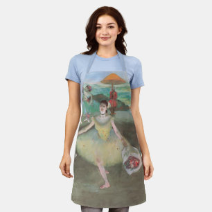 Tänzerin mit Blumenstrauß, sich verbeugend von Edg Schürze