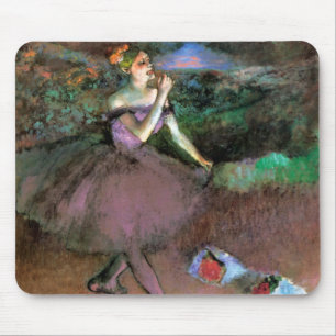 Tänzerin mit Bouquets von Degas Mousepad