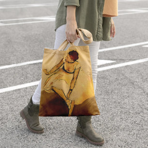 Tänzerin passt ihren Slipper an, Degas Art