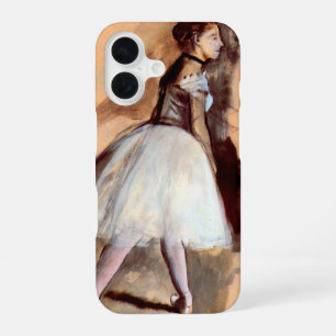 Tänzerin stehend von Edgar Degas, Vintage Ballett  iPhone 16 Hülle