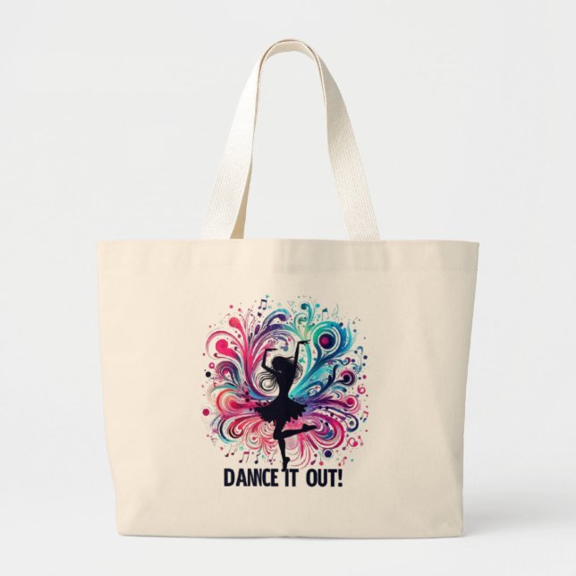 Tänzerin Tote Bag Jumbo Stoffbeutel (Vorne)