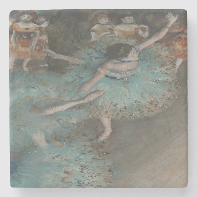 Tänzerin von Degas Steinuntersetzer (Vorderseite)