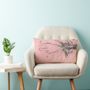 Tänzerin von hinten, Hände auf den Hüften von Edga Lendenkissen