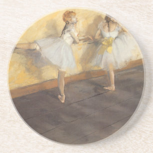 Tänzerinnen an der Barre von Edgar Degas, Vintage  Getränkeuntersetzer