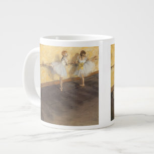 Tänzerinnen an der Barre von Edgar Degas, Vintage Jumbo-Tasse