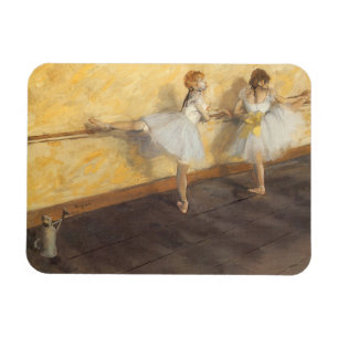 Tänzerinnen an der Barre von Edgar Degas, Vintage Magnet