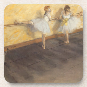 Tänzerinnen an der Barre von Edgar Degas, Vintage  Untersetzer