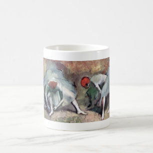 Tänzerinnen beim Binden ihrer Schuhe, Edgar Degas Kaffeetasse
