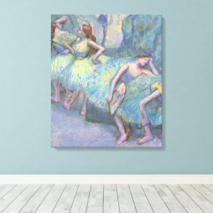 Tänzerinnen hinter den Kulissen von Edgar Degas Leinwanddruck