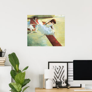 Tänzerinnen ruhend von Edgar Degas, Vintage-Ballet Poster