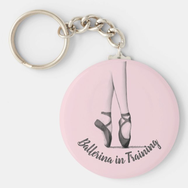 Tanzerlei - Sie wählen Text und Farbe Schlüsselanhänger (Vorne)