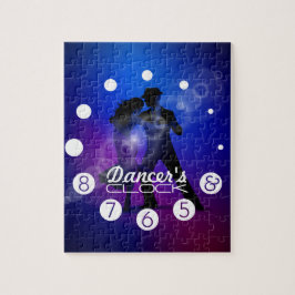 Tänzeruhr mit Zahlen für Tänzer Puzzle