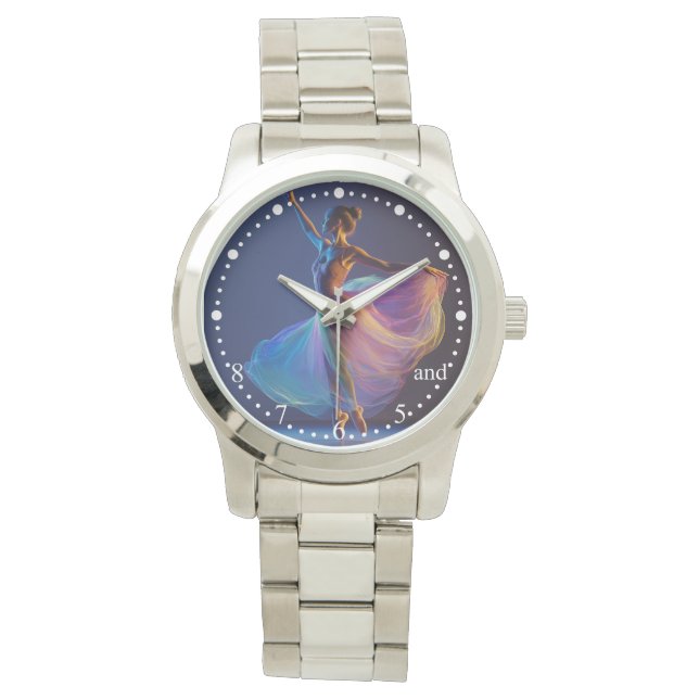 Tänzerzeit...und 5 6 7 8 armbanduhr (Vorderseite)