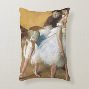 Tanzexamen von Edgar Degas, Vintage Ballet Dekokissen