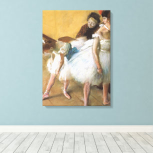 Tanzexamen von Edgar Degas, Vintage Ballet Leinwanddruck