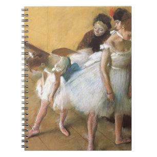 Tanzexamen von Edgar Degas, Vintage Ballet Notizblock