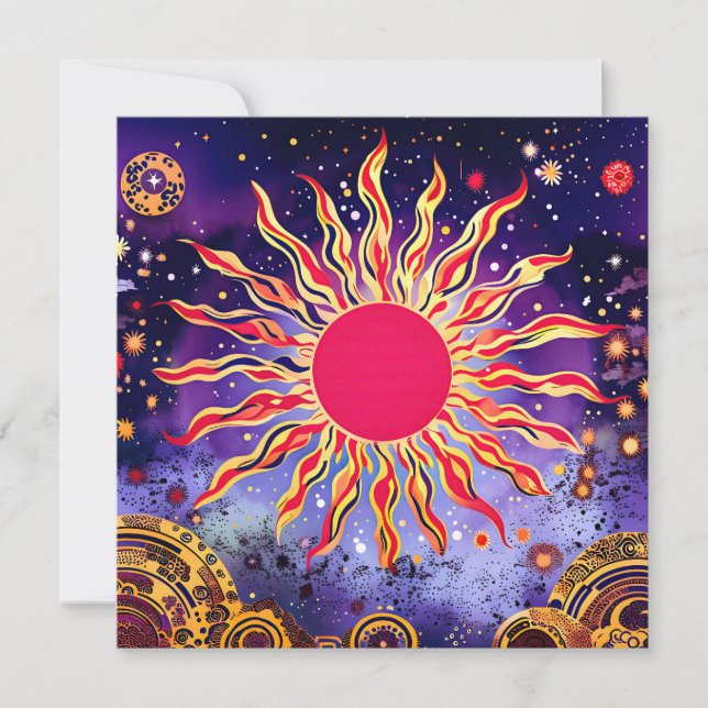 "Tanzfeuer des Kosmos" Die Sonne (Vorderseite)