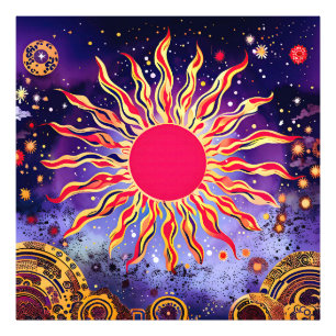 "Tanzfeuer des Kosmos" Die Sonne Fotodruck