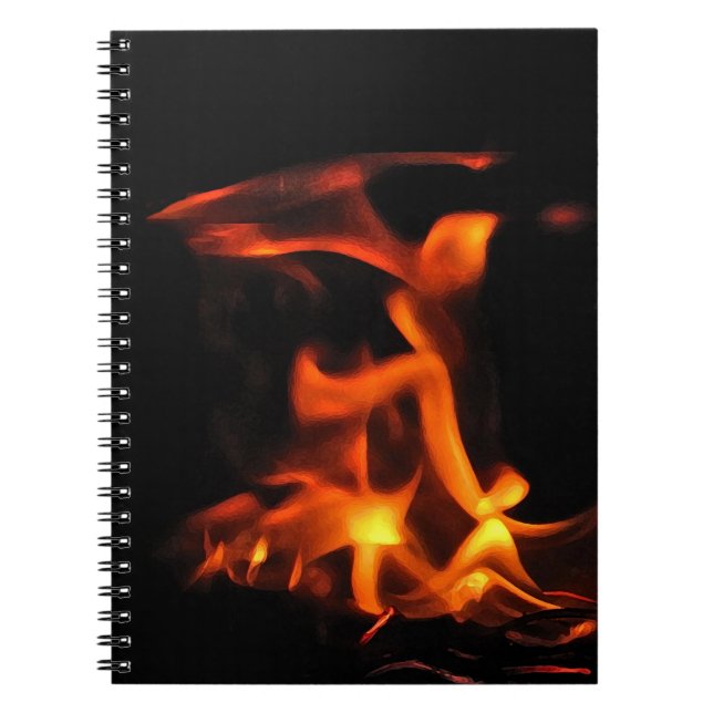 Tanzfeuer-Notebook Notizblock (Vorderseite)