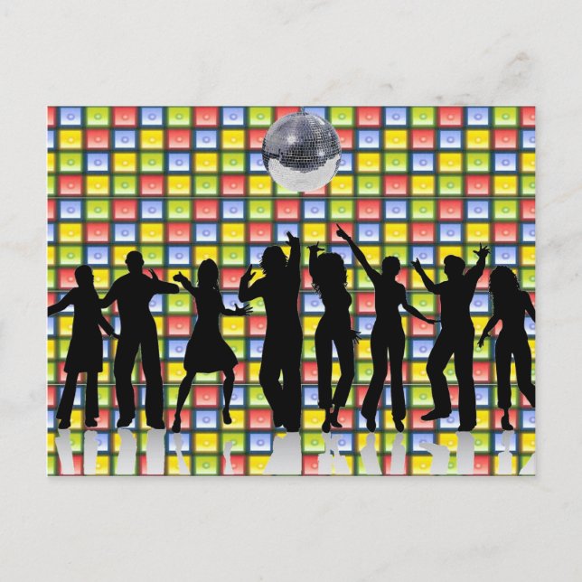 Tanzfieber Postkarte (Vorderseite)