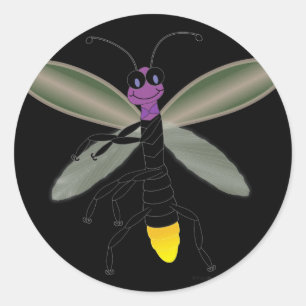 Tanzfirefly Runder Aufkleber