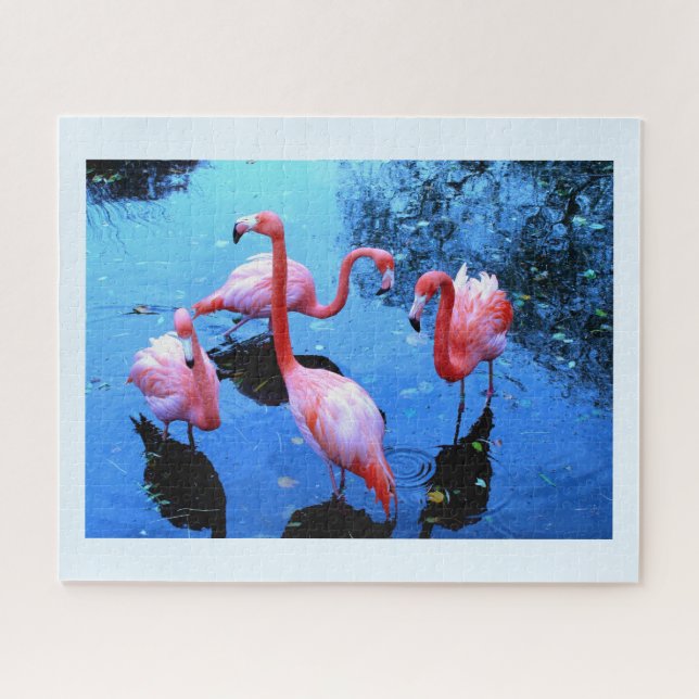 Tanzflamingos Puzzle (Horizontal)