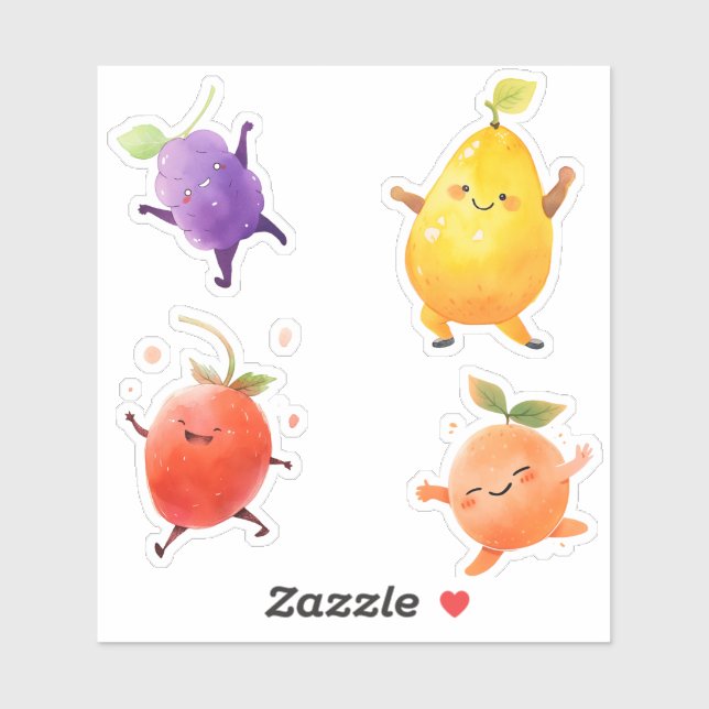 Tanzfrucht, kundenspezifisch geschnitten Vinyl Sti Aufkleber (Blatt)