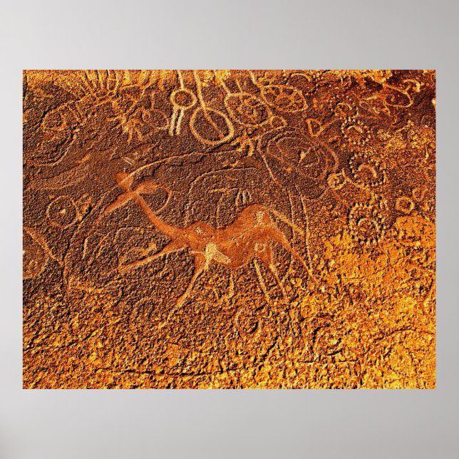 TanzGiraffe Poster (Vorne)