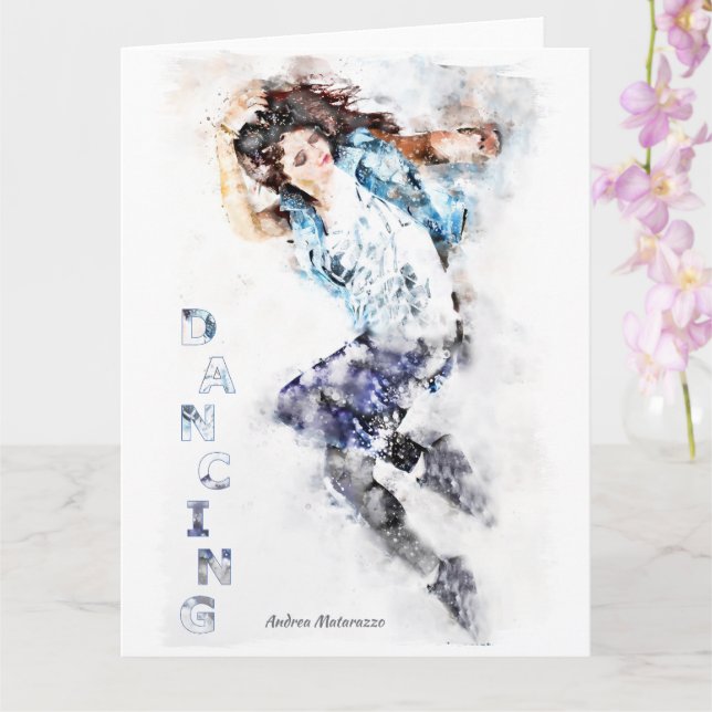 TanzGirl 2 Karte (Orchidee)