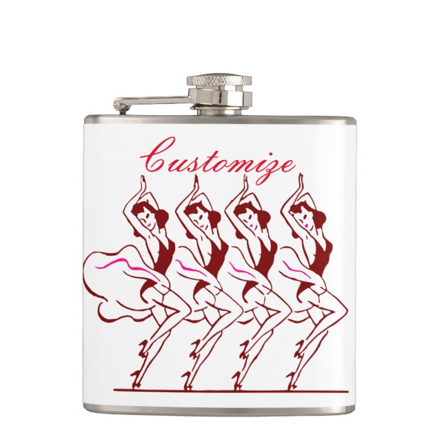 TanzGirls Thunder_Cove  Flachmann (Vorderseite)
