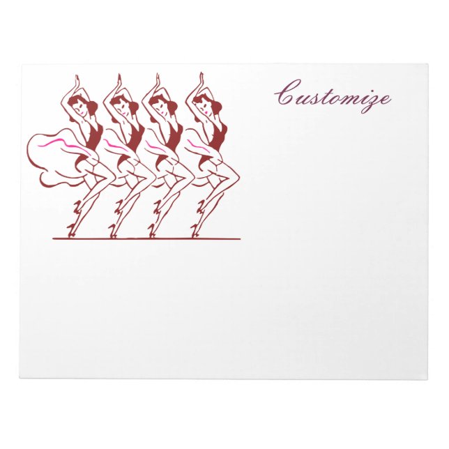 TanzGirls Thunder_Cove Notizblock (Vorderseite)