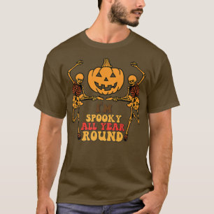 Tanzgitarre Skeleton Im Spooky das ganze Jahr über T-Shirt