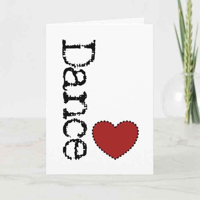 Tanzherz Feiertagskarte (Vorderseite)