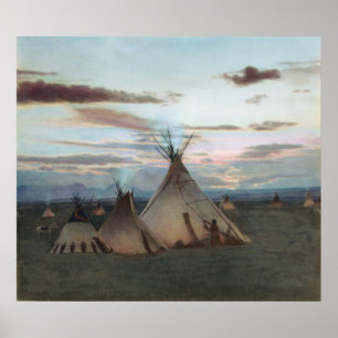 Tanzhütten der Brave Dog Society. Poster