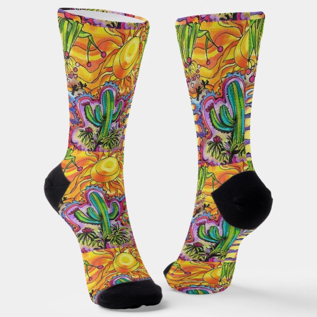 Tanzkaktus Socken (Gewinkelt)