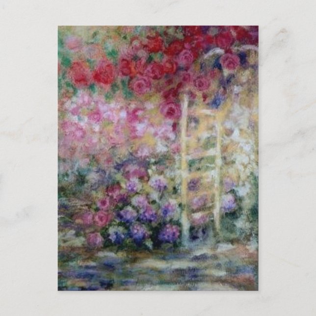 Tanzkarte für Rose Postkarte (Vorderseite)